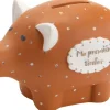 Cochon tirelire Ma première tirelire (Orange)