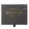 Coffret 6 bougies à la vanille "A wonderful life" (Noir)