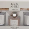 Coffret 2 bougies parfumée et diffuseur 50ml (Senteur Ambre)