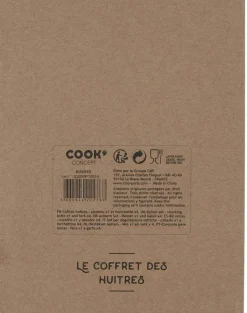 Coffret couteau à huitres et 4 fourchettes en acier inoxydable