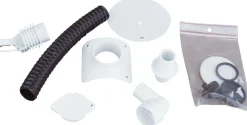 Collecteur d'eau blanc pour gouttière circulaire (Pour descente circulaire 100 mm)