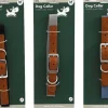 Collier en polyester pour chien (Lot de 3) (M - 46 cm)