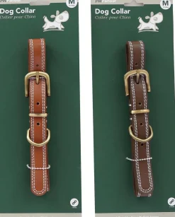 Collier en polyuréthane pour chien (Lot de 2) (M - 46 cm)