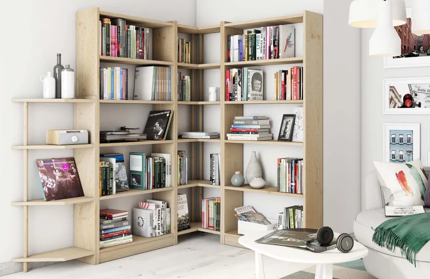 Colonne en pin Gala (4 tablettes)
