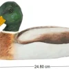 Colvert en bois sculpté à la main 24 x 8 x 12 cm