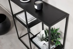 Console en acier noir Staal