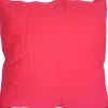 Coussin carré pour dossier de canapé 60 cm (Rouge)