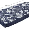 Coussin de palette en coton imprimé 120 x 60 cm (Imprimé Latina)