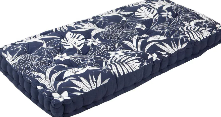 Coussin de palette en coton imprimé 120 x 60 cm (Imprimé Latina)
