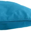 Coussin en coton coloré Salsa 60 cm (Bleu Canard)