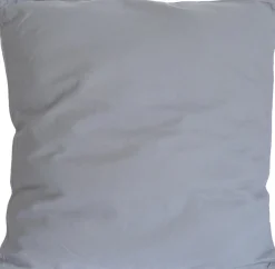 Coussin en coton coloré Salsa 60 cm (Gris Clair)