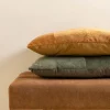 Coussin en velours Velvet 60 x 40 cm (Chocolat)