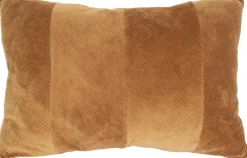 Coussin en velours Velvet 60 x 40 cm (Chocolat)