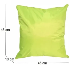 Coussin extérieur carré 45 cm Sun (Anis)