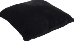 Coussin imitation fourrure 40 x 40 cm Opulence (Noir)