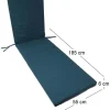 Coussin pour bain de soleil déhoussable Monte Carlo (Cèdre)