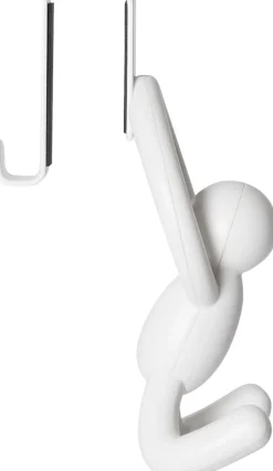 Crochet dessus de placard Buddy (Lot de 2) (Blanc)
