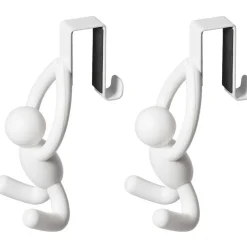 Crochet dessus de placard Buddy (Lot de 2) (Blanc)