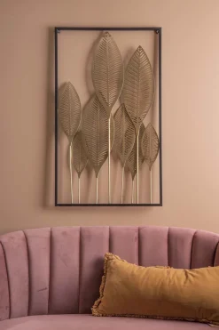 Décoration murale en métal Gold