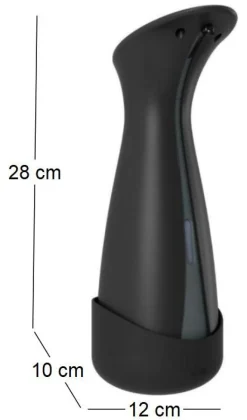 Distributeur de savon automatique avec support mural Otto (Noir)