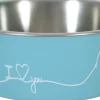 Ecuelle antidérapante bleue pour chiens Love dog (750 ml)