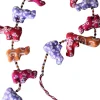 Embrase pour rideaux en tissu coloré éléphants