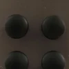 Ensemble de 4 boutons de meuble en alu (Noir)