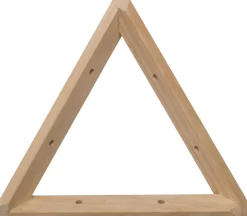 Equerre triangle en pin brut (20 cm)