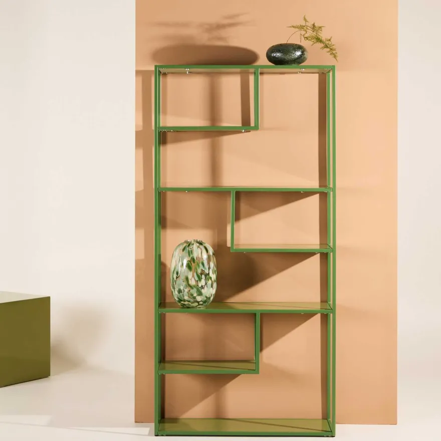 Etagère en acier 80 x 26 x 164 cm Staal