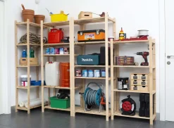 Etagère en kit profondeur 30 cm Natura (5 tablettes)