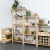Etagère en kit profondeur 30 cm Natura (4 tablettes)