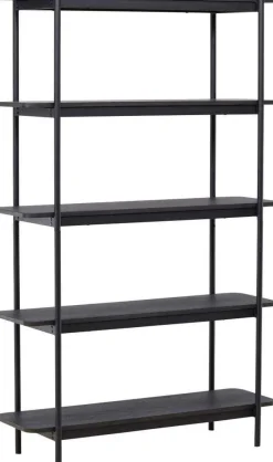 Etagère 120 x 40 x 190 cm Heim (Noir)