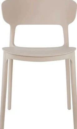 Fauteuil coloré en polypropylène Fain (Gris)