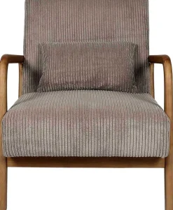 Fauteuil détente en velours côtelé Scott