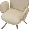 Fauteuil en tissu côtelé Stockholm (Lot de 2) (Crème)