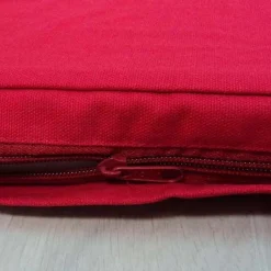 Galette de chaise en coton 40 cm (Rouge)