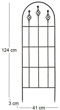 Grand treillage à plantes Héritage 124 cm