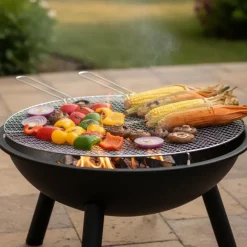 Grille BBQ pour brasero en fer galvanisé60 cm