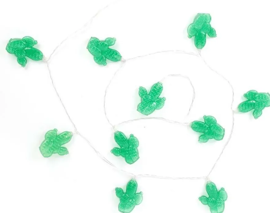 Guirlande lumineuse cactus 10 LED 165 cm
