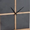 Horloge ardoise et bambou