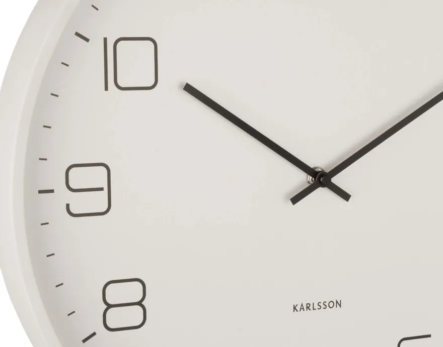 Horloge en métal Lofty 40 cm (Gris)