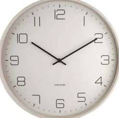 Horloge en métal Lofty 40 cm (Gris)