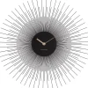 Horloge en métal Peony 45 cm (Noir)