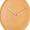 Horloge en porcelaine Plate 35 cm (Ocre jaune)