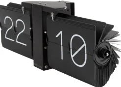 Horloge moderne Flip No Case (Noir)