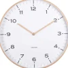Horloge murale 40 cm Circus Rings (Marron clair)