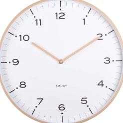 Horloge murale 40 cm Circus Rings (Marron clair)