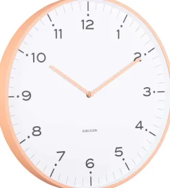 Horloge murale 40 cm Circus Rings (Orange)