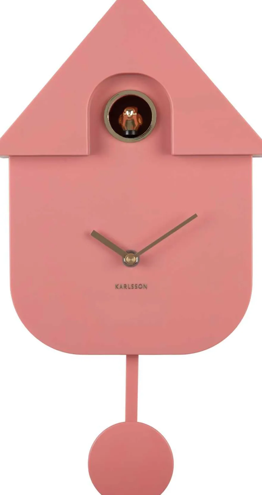 Horloge murale en ABS Modern Cuckoo Oro (Rose)