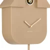 Horloge murale en ABS Modern Cuckoo Oro (Mocka)